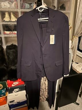 Kenneth Cole Dark Navy Two-Piece Suit